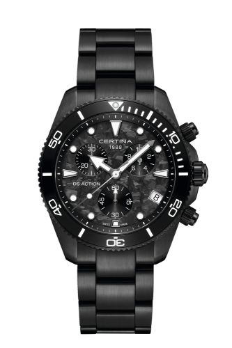 Certina DS Action Chrono PVD / Carbon / Bracelet